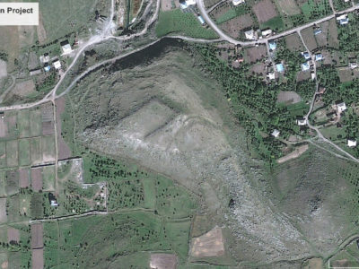 Fig. 1. Immagine satellitare della fortezza di Tsovinar.