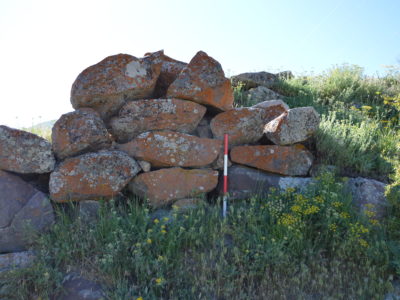 Fig. 11. Un muro di fortificazione presso la fortezza di Landjar (VDP 001).