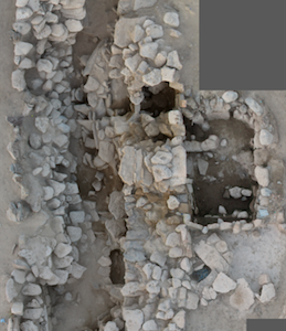 Fotogrammetria della seconda tomba collettiva LCG-2 ancora in corso di scavo  - Photogrammetry of LCG-2 ongoing of excavation